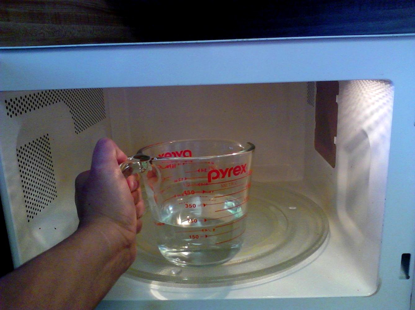 s 12 green cleaning tricks that will actually save you time money, cleaning tips, Use vinegar for no scrub microwave cleaning