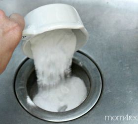 s 12 green cleaning tricks that will actually save you time money, cleaning tips, Unclog drains with just a cup of baking soda
