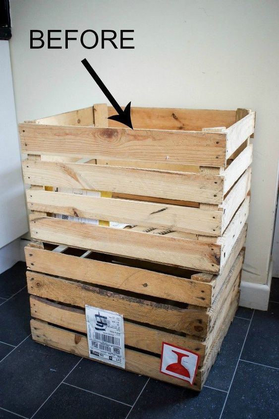diy crate bookshelf, diy, home decor, repurposing upcycling, shelving ideas, storage ideas, woodworking projects