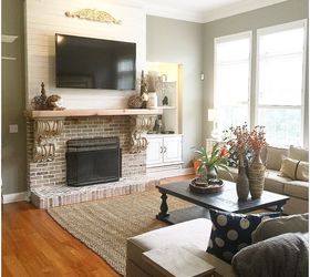 a dreamy fireplace , fireplaces mantels, home improvement