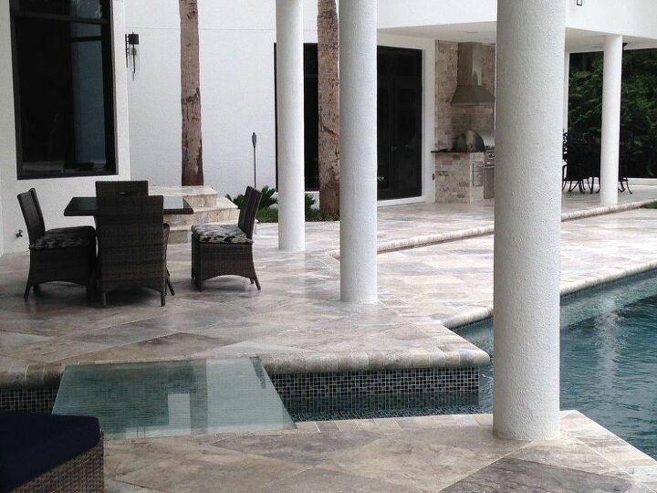 travertine patio the perfect solution for outdoor living areas