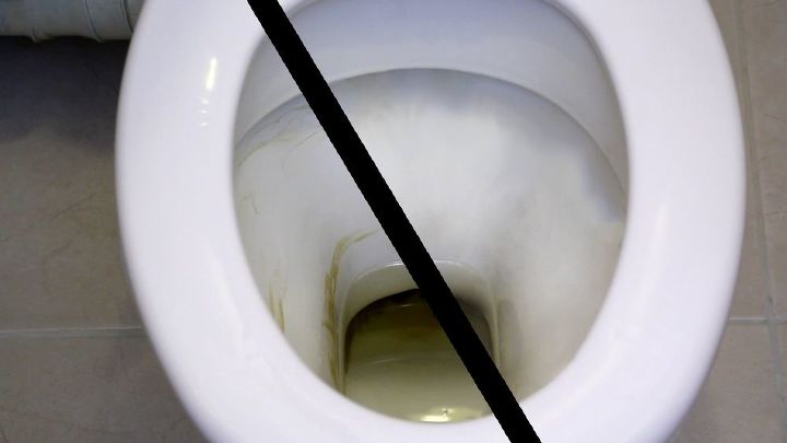 green toilet bowl cleaner