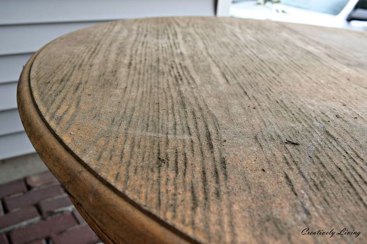 a neglected table gets a makeover, painted furniture