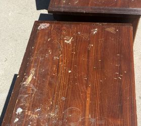 transforming 3 ruined end tables