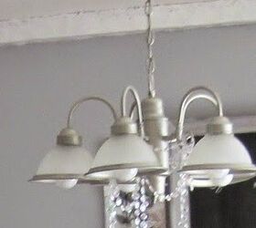 diy chandelier makeover, dining room ideas, diy, lighting