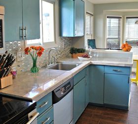 s 13 ways to transform your countertops without replacing them, bathroom ideas, countertops, kitchen design, Lay marble tiles on top of your counter
