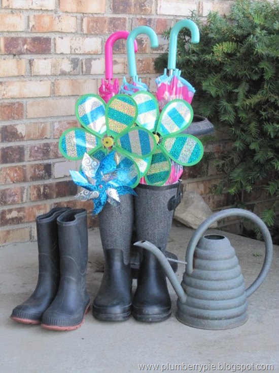 new uses for old rain boots, container gardening, gardening, organizing, outdoor living, repurposing upcycling