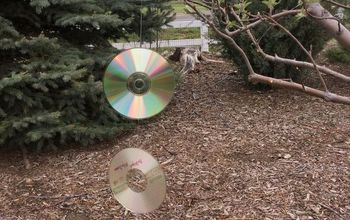 Repurposed CDs = Get Rid of Critters & Beautiful Wind Spinner