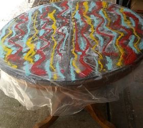 busted to beautiful a unicorn spit table transformation  painted furniture