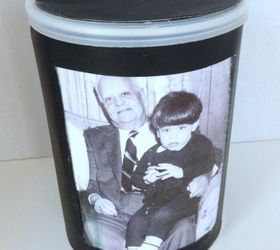 personalized recycled container keepsake for father s day, crafts, organizing, repurposing upcycling, seasonal holiday decor, storage ideas
