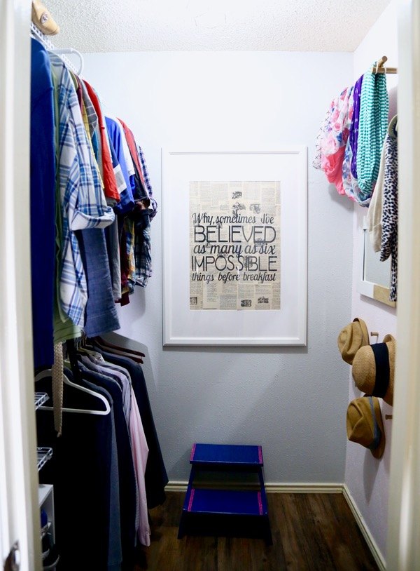 master closet makeover, closet, organizing