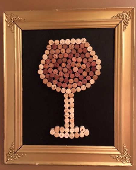 wine cork art diy picture frame with wine corks, crafts, how to, repurposing upcycling, wall decor