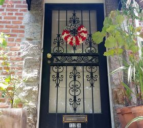 make a patriotic wreath with your old jeans , crafts, patriotic decor ideas, repurposing upcycling, seasonal holiday decor, wreaths, And here it is