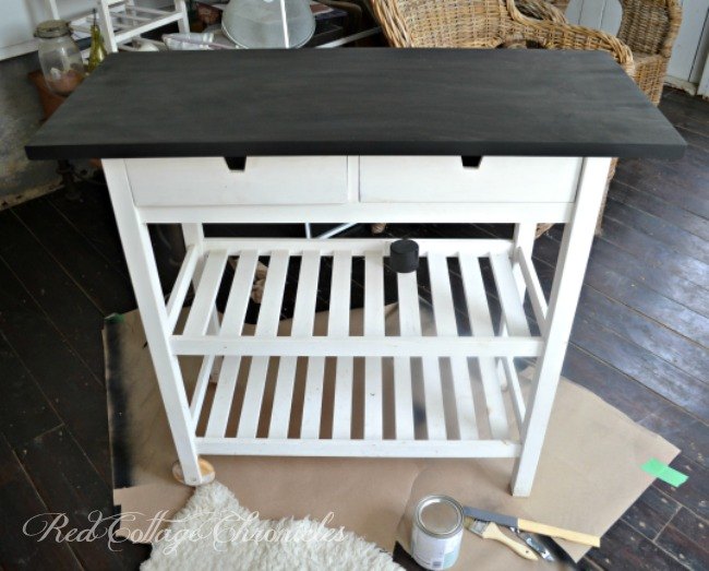 ikea kitchen cart makeover hometalk