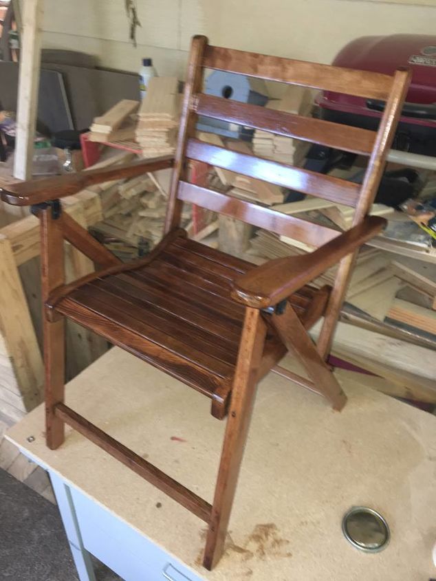 i was told this is a 60 year old chair somebody asked me, repurposing upcycling, rustic furniture, woodworking projects