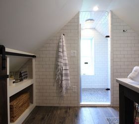 industrial chic attic bathroom renovation, architecture, bathroom ideas, home decor