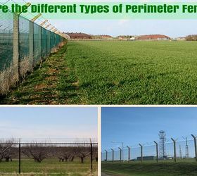 what are the different types of perimeter fencing , fences