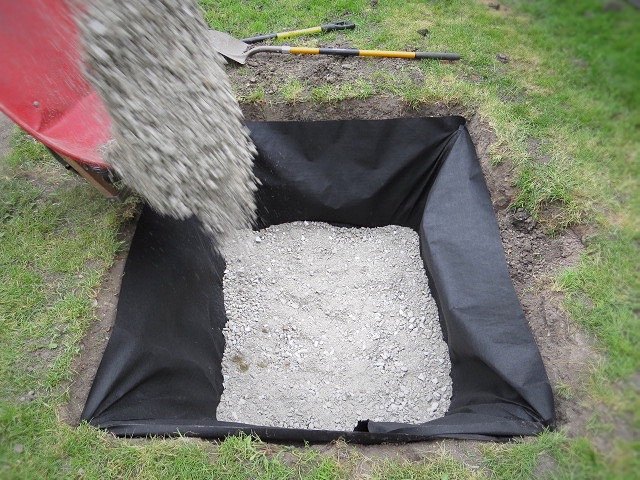 save your yard foundation with a dry well, diy, home improvement, landscape, outdoor living