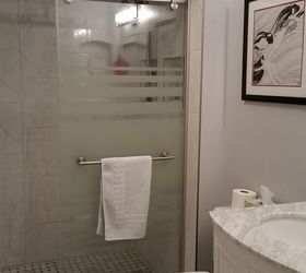 Remodeled bath with no place for T.P. holder
