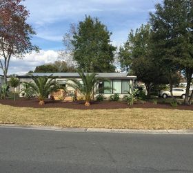 modular home side yard transformation, curb appeal, home decor, landscape, Shade some privacy and pretty plants