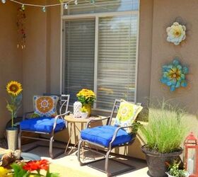 decked out summer porch decor, home decor