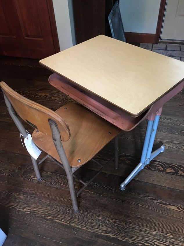 Old School House Desk Redo Hometalk