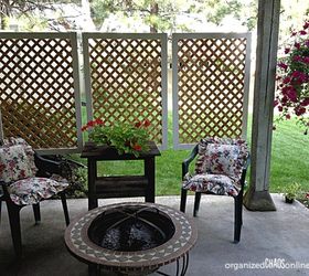 13 ways to get backyard privacy without a fence, Hang lattice panels around your porch