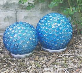s 13 ideas for having the cutest front steps on the block, container gardening, outdoor living, porches, Make glittering glass globes with gems