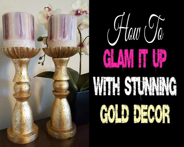 como glamourizar a decorao dourada