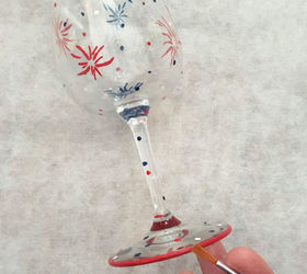 How to Make Festive Patriotic Stars and Stripes Wine Glasses