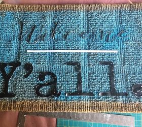 make guests smile with this cute welcome doormat, doors