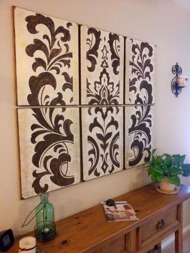 diy wall art knock off for 35, wall decor, My version