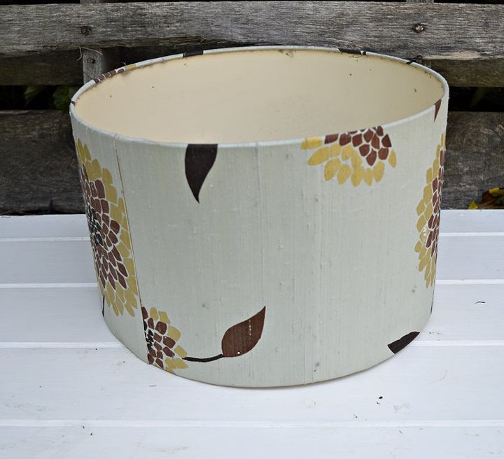 learn how easy its is to upcycle lampshades with wallpaper, crafts, lighting