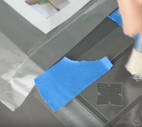 how to stencil a diy bone inlay dresser