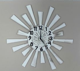 pallet wood wall clock, pallet, wall decor, woodworking projects