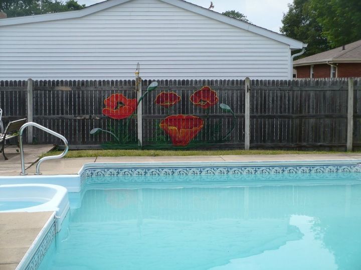 Backyard Wood Fence Art - WoodsInfo