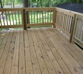 new deck and railings should i paint stain or just seal help