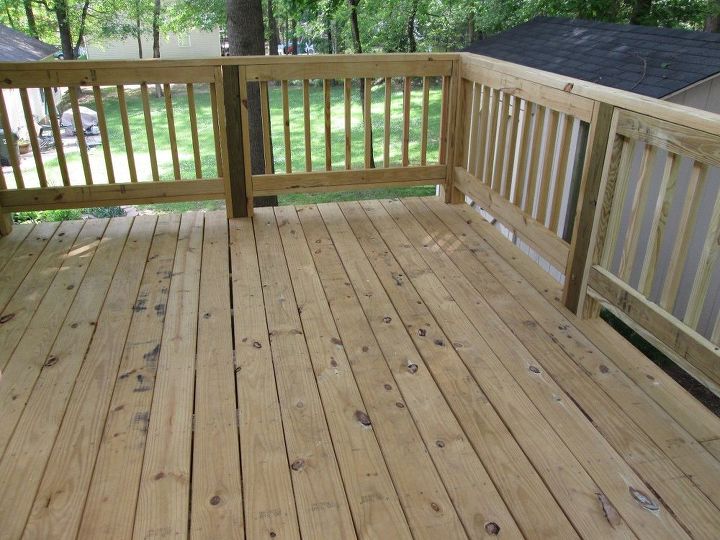New Deck And Railings Should I Paint, How To Repaint Outdoor Wood Railing