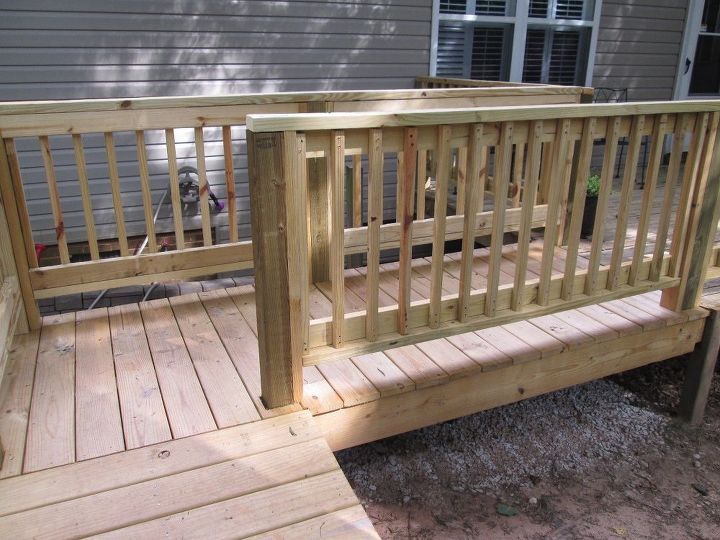 New Deck And Railings Should I Paint Stain Or Just Seal Help Hometalk