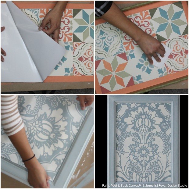 Easy Stencil Ideas With Paint Peel Stick Canvas Hometalk