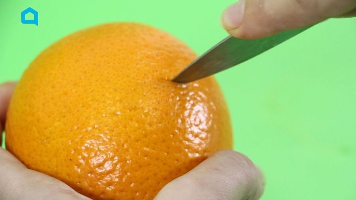 convierte una cscara de naranja en un farol de verdad