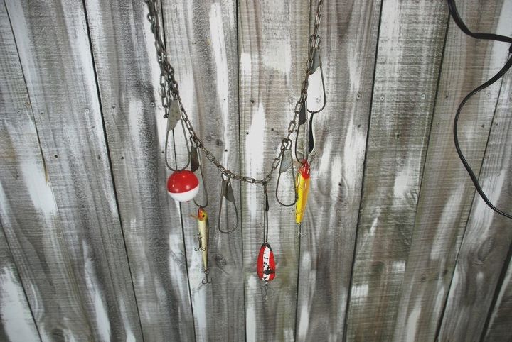 how to make a fishing pole light fixture , lighting, repurposing upcycling