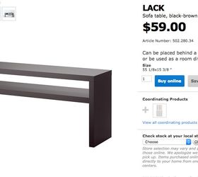 easy ikea lack sofa table hack, chalk paint, diy, home decor, living room ideas, painted furniture, woodworking projects