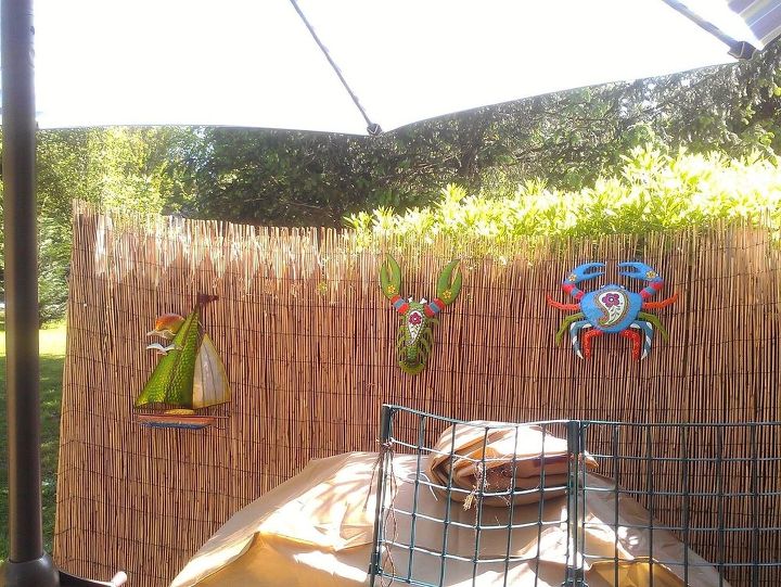 cubierta de la valla del patio, Velero langosta y cangrejo comprado en l nea