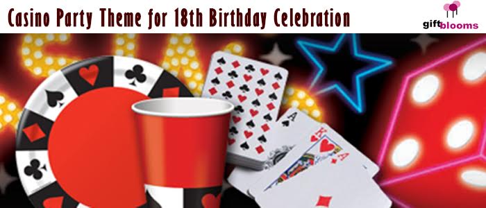 casino party theme for 18th birthday celebration