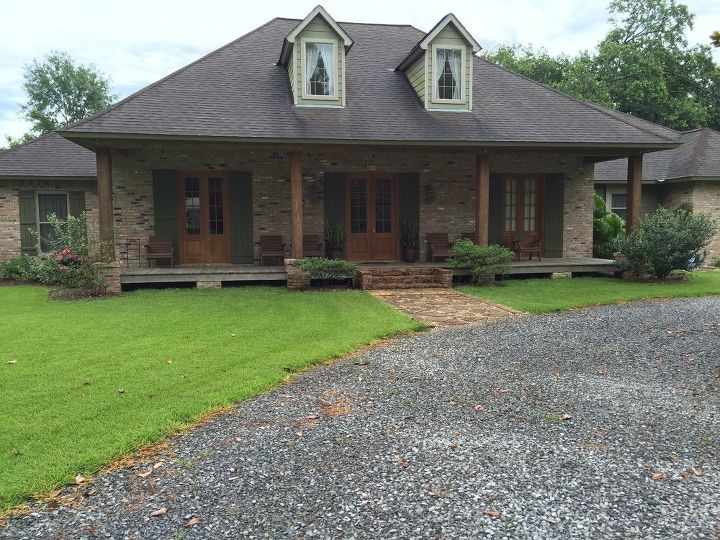 q i need an ornamental that will thrive in either sun or shade , container gardening, gardening, plant care, This is the front of home and the plants would be on the end of the porch not by the steps