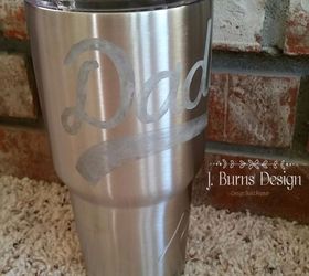 Etching Stainless Steel Tumblers - Great DIY Gift Idea!