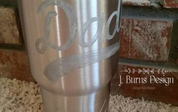 Etching Stainless Steel Tumblers - Great DIY Gift Idea!