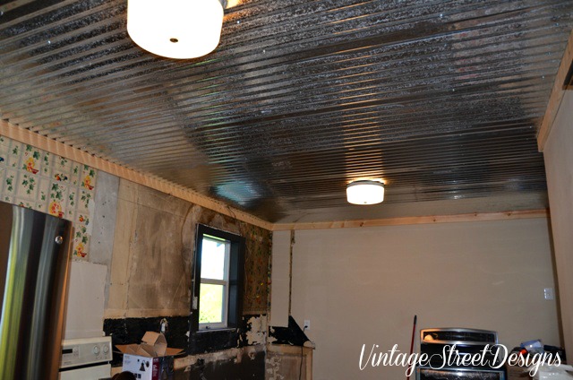 30 creative ceiling ideas that will transform any room, Put up panels of metal roofing