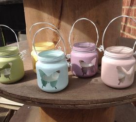 how to make mini lanterns using baby food jars , chalk paint, crafts, how to, repurposing upcycling